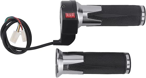 Keenso Control de velocidad de agarre del acelerador, 1 par de manillar, agarre del acelerador de 3 velocidades, mango universal del acelerador para
