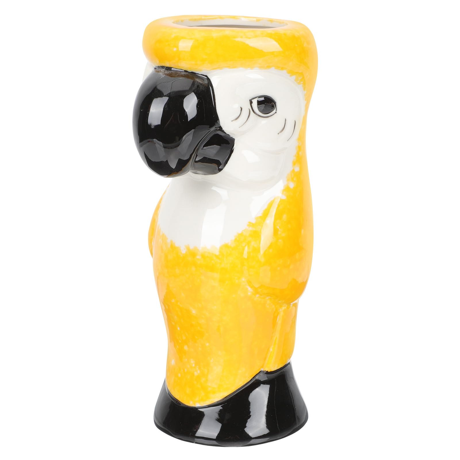 Tasse Tiki en Porcelaine Jaune Ciieeo Perroquet, Céramique de Décoration