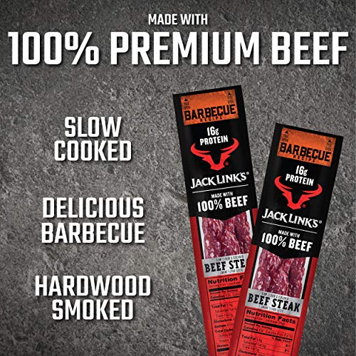 Jack Link’s Premium Cuts Beef Steak, BBQ Recipe, 2 oz., 12 Count – Great Protein Snack with 16g of Protein and 13g of Carbs per Serving, Made with 100% Premium Beef - Thumbnail 6