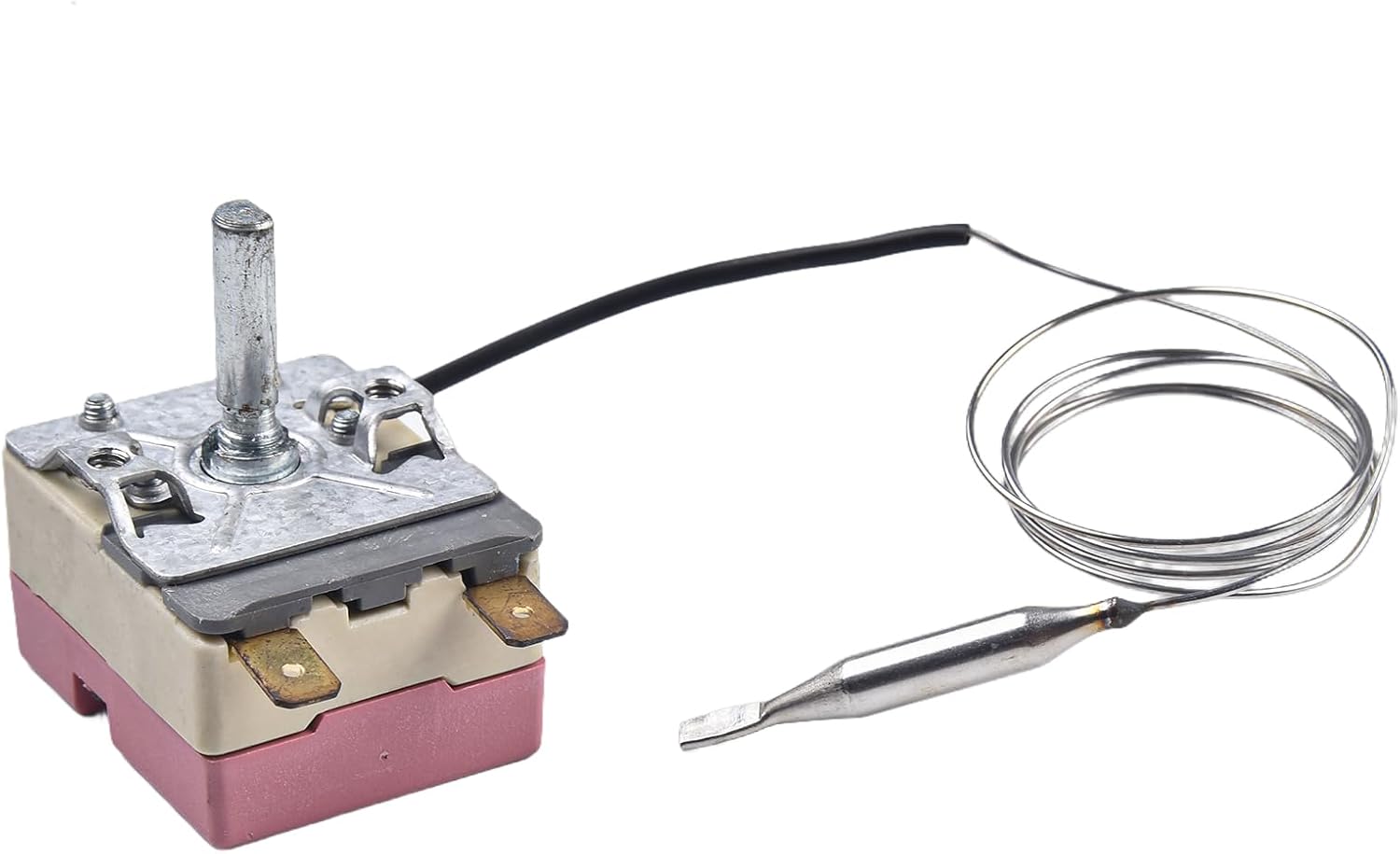 1pc Home Appliances Electric Fan Thermostat 50-300℃ Thermostat 110-250V Compatible Adjustable Temperature for Electric Oven