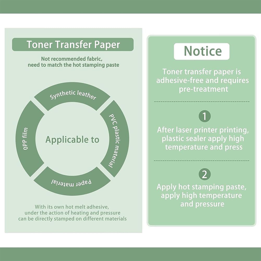 SUPERFINDINGS 50 hojas de papel reactivo laminado A4 11,4 x 7,28 pulgadas Papel reactivo rectangular para tóner Hoja de transferencia metálica dorada para impresora láser + laminadora