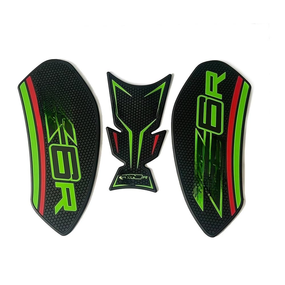 2024 Motorcycle Sticker Anti-Slip Fuel Tank Pad Side Gas Grip Traction Pads for Kawa&saki for NIN&JA ZX6R ZX-6R 2024- Fuel Traction Fuel Decal Tank