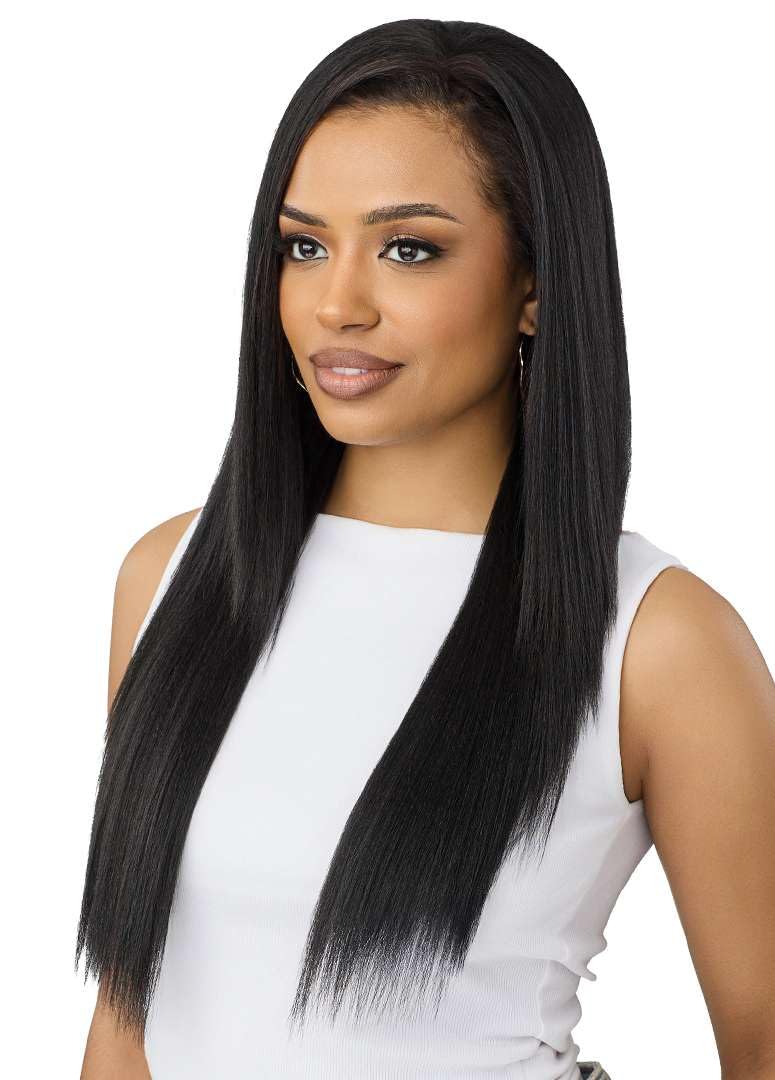 Outre Quick Weave Synthetic Half Wig - Kalina (DARK BROWN 2)