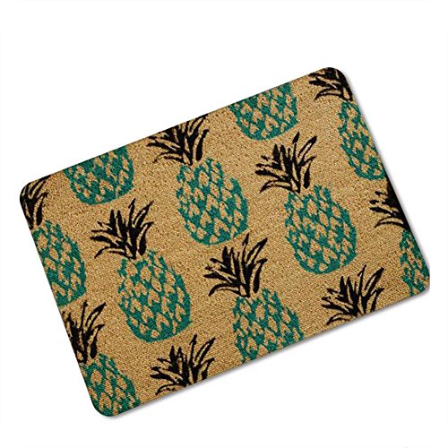 LAD-I Felpudos Alfombras y Moquetas Decoración del Hogar Cocina Felpudo De La Piña Impresión Fruta Estera Antideslizante Piso Alfombra Cuarto Baño, B, 40 * 60cm