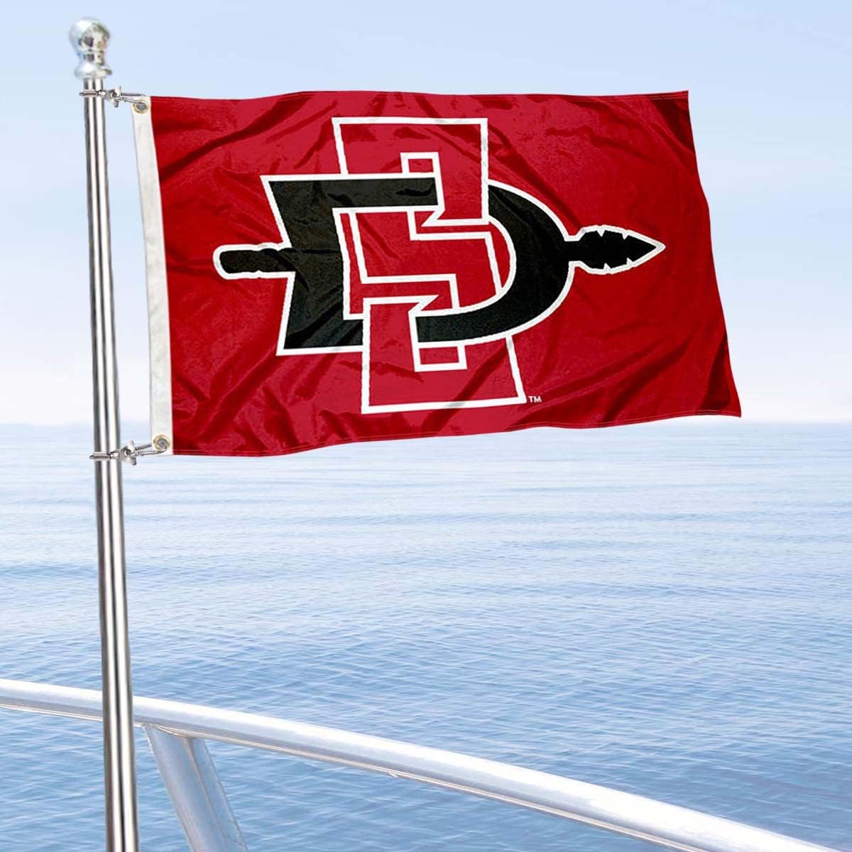 SDSU Aztecs Golf Boat Mini Flag - Image 2