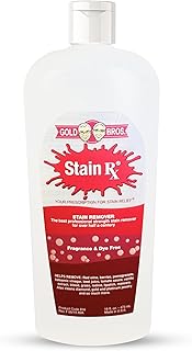 Stain Remover, Effectively Eliminates Stains from Wine, Berries & Blood on Colorfast Fabrics, Carpets, Upholstery & Jewelry, Fragrance & Dye-Free, Bleach-Free, Peroxides & Phosphates, 16 oz