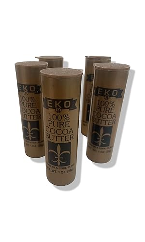 Manteca de cacao en barra 100% pura (5 counts, barras de 1 onza)