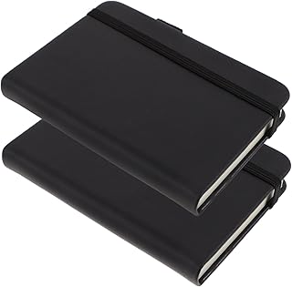 COOPHYA 2Pcs Journal a4 leather ring binder small notepad pocket size binder notebook small notebook leather notebooks note pad professional notebook mini notepads a4 notebook thicken a7