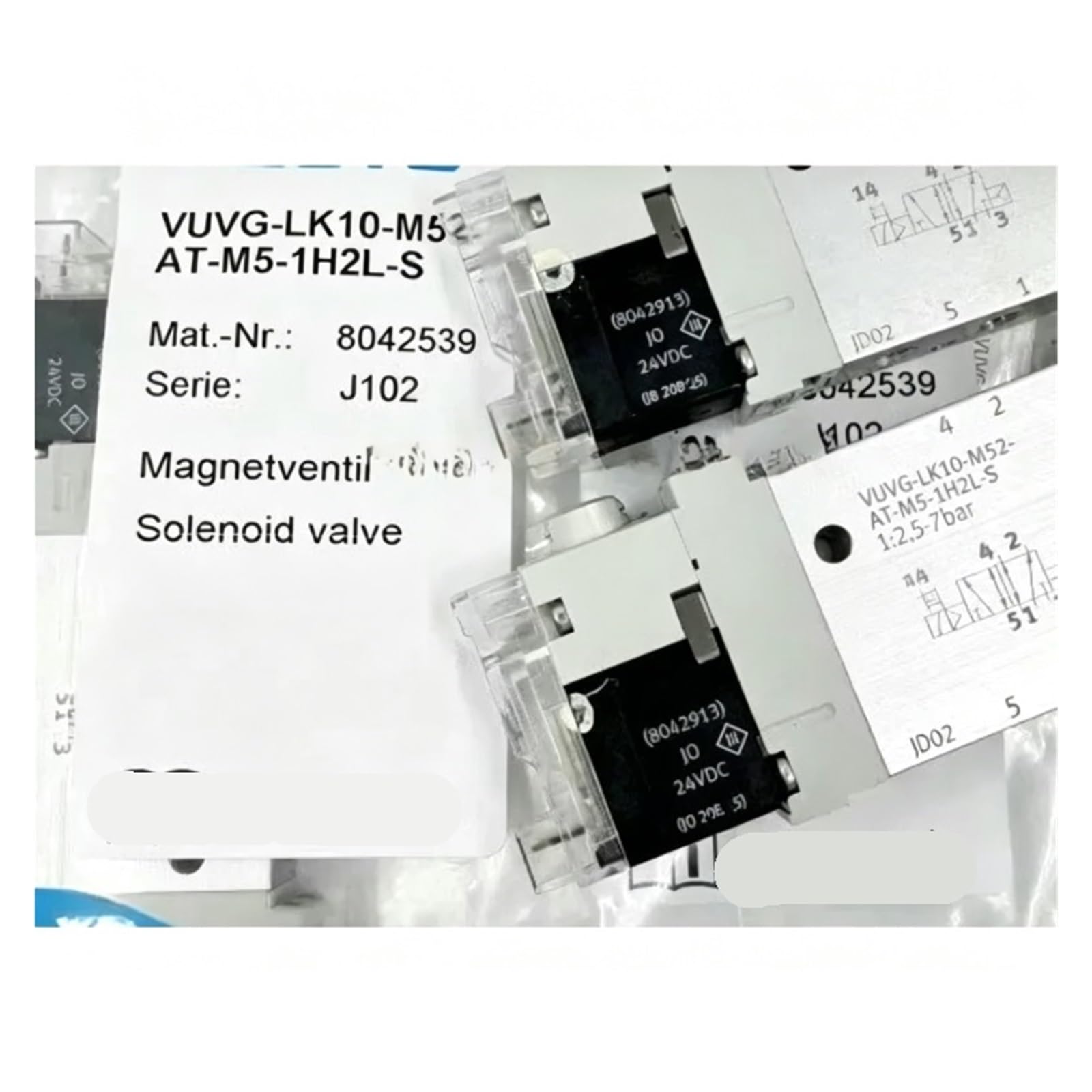 Électrovanne 589282 bistable VUVG-LK10 pour automatisme pneumatique M5