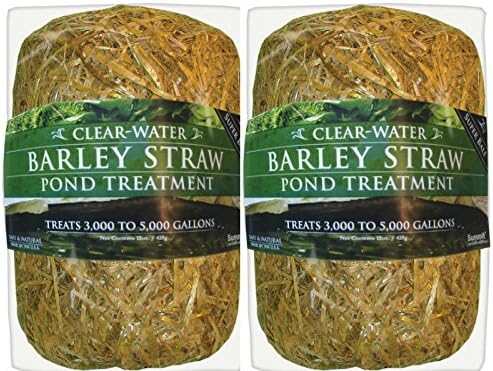 Summit 135 Clear-Water Barley Straw Bale 15 oz, Treats up to 5000-Gallons (2 Pack Of 15oz))
