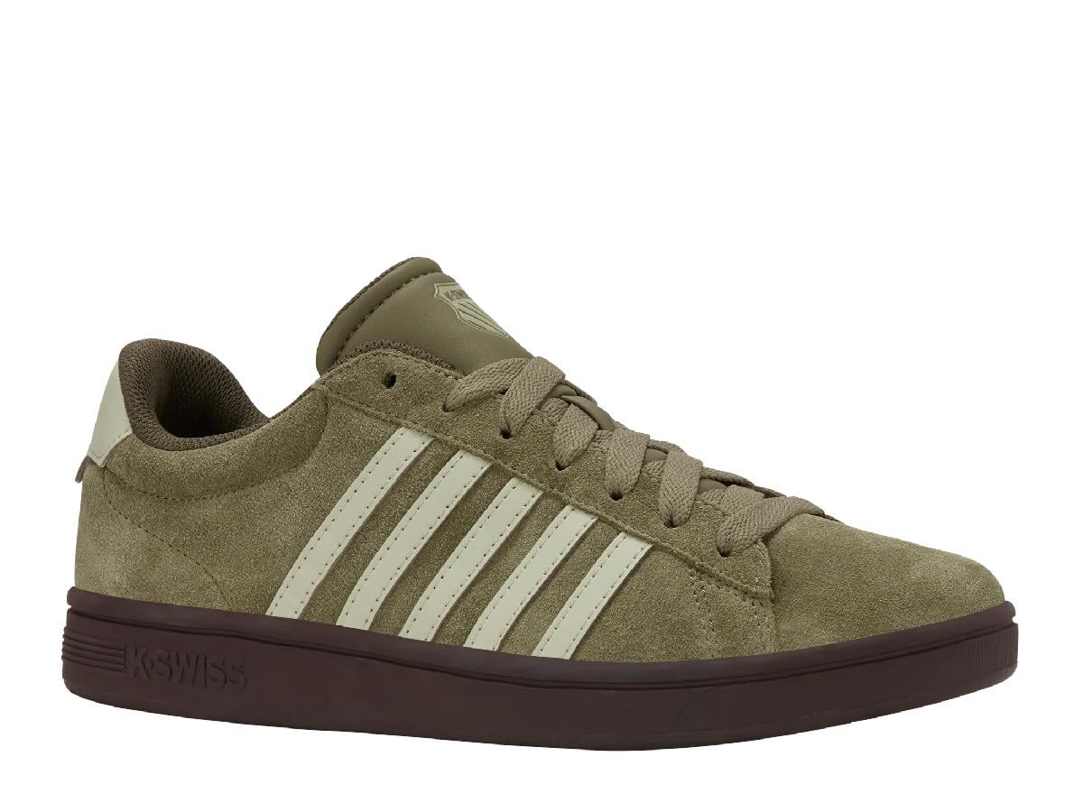 K-Swiss - K-Swiss Herrenschuhe Sneakers 09492-367-M COURT TIEBRK II SDE Grün - 09492-367-M - 41,5