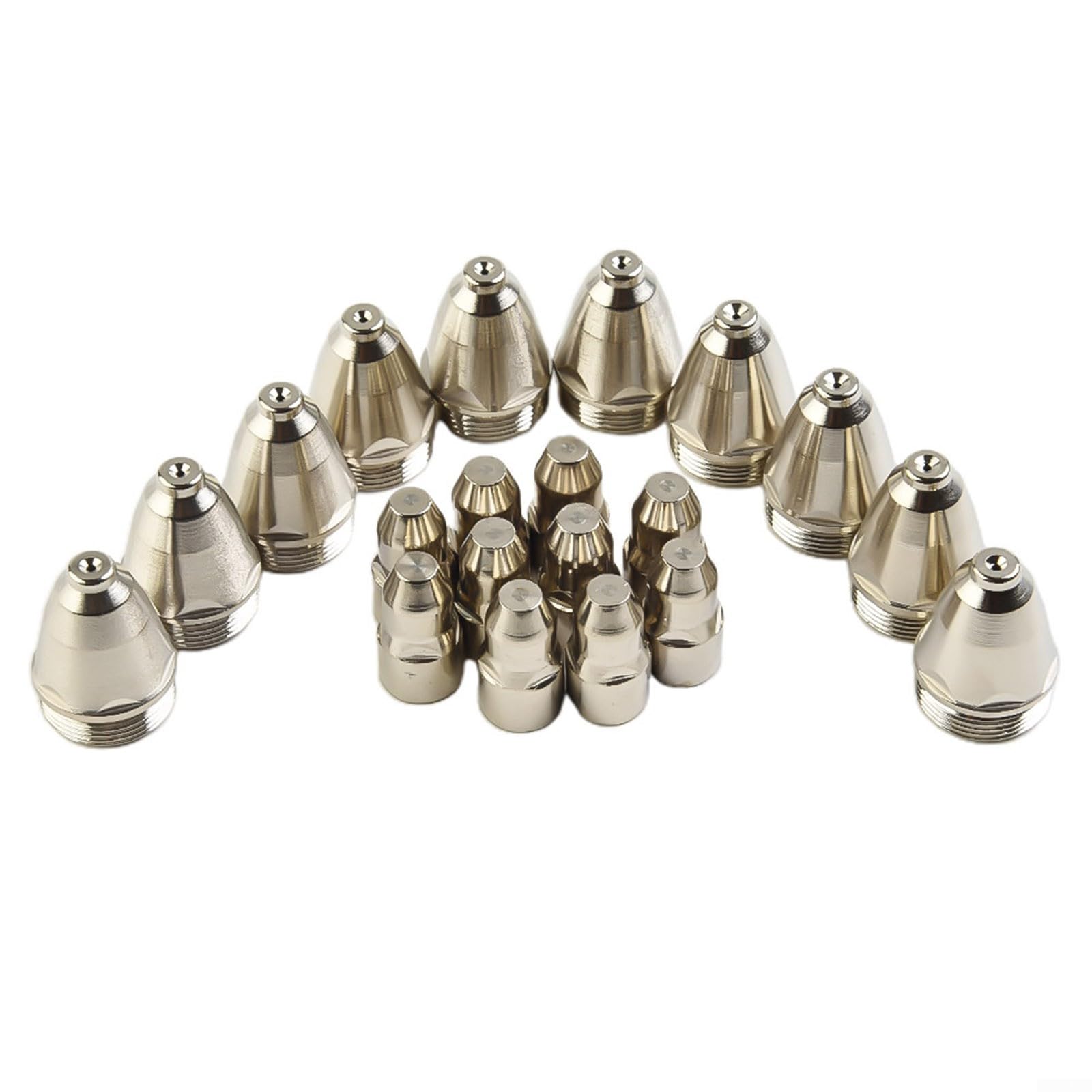 Lot de 20 consommables de torche de coupe plasma P80, buse d'électrode pour machine de découpe plasma CUT-70 CUT-80 CUT-100 CUT-120 (1,1 mm)