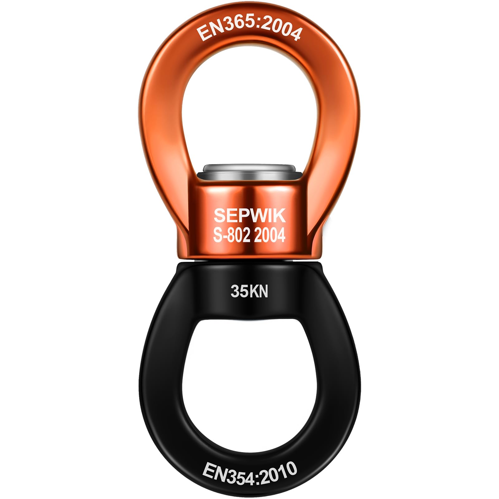 SEPWIK Swing Swivel, 35KN Swing Spinner, 360° Safety Rotational Device Hanging Accessory for Hanging Hammock Web Tree Swing - Image 7