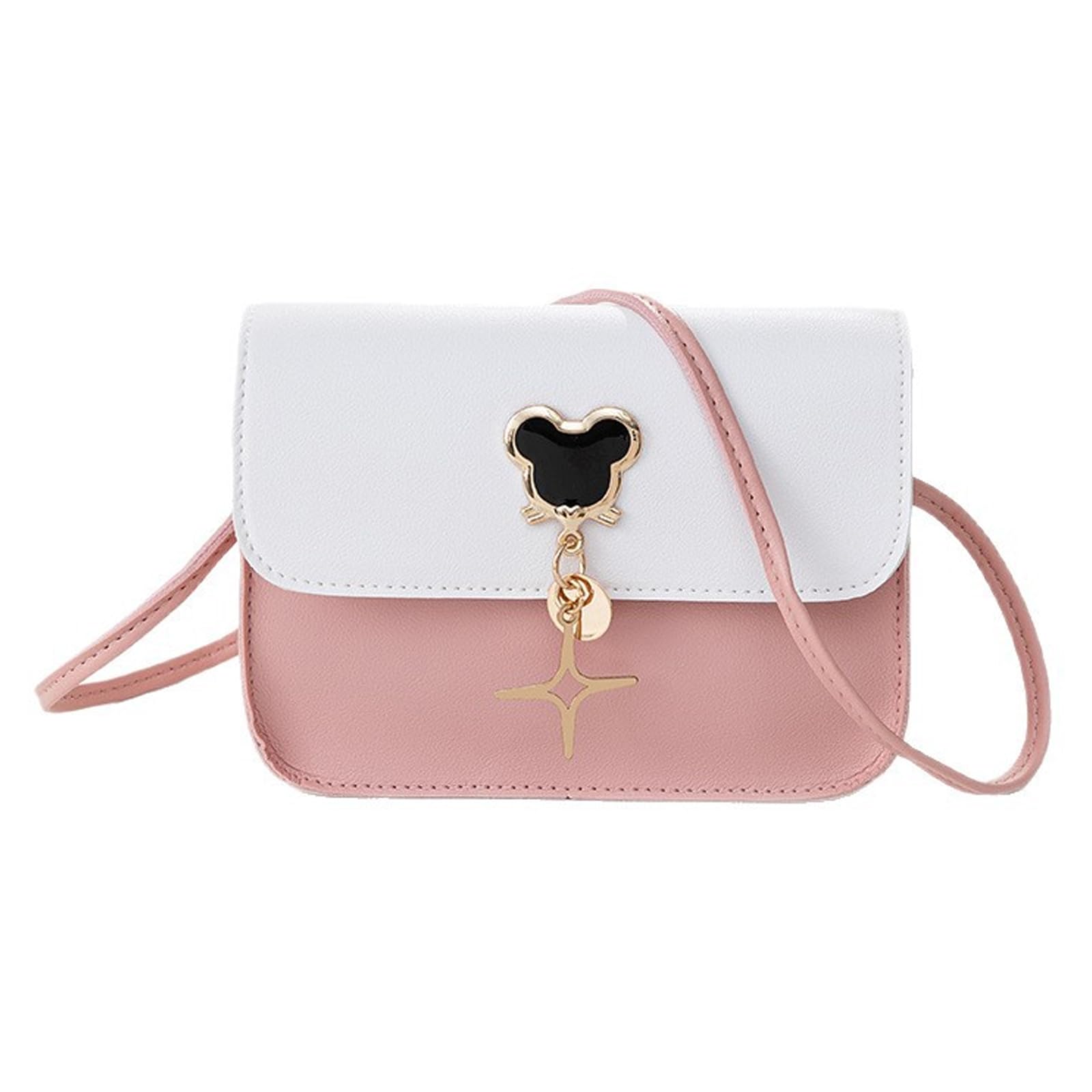 Alyxen Bolso Niña 2 3 4 5 6-12 Años,Mochila Bandolera Niña con