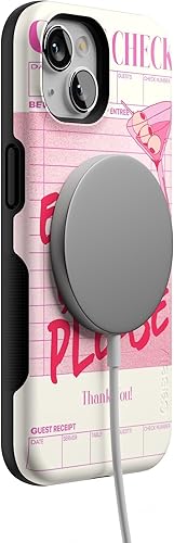 Vista 948 de Casely Funda para iPhone 13 Compatible con MagSafe Color Splash de medianoche Funda retro abstracta Color de medianoche Splash Abstracto