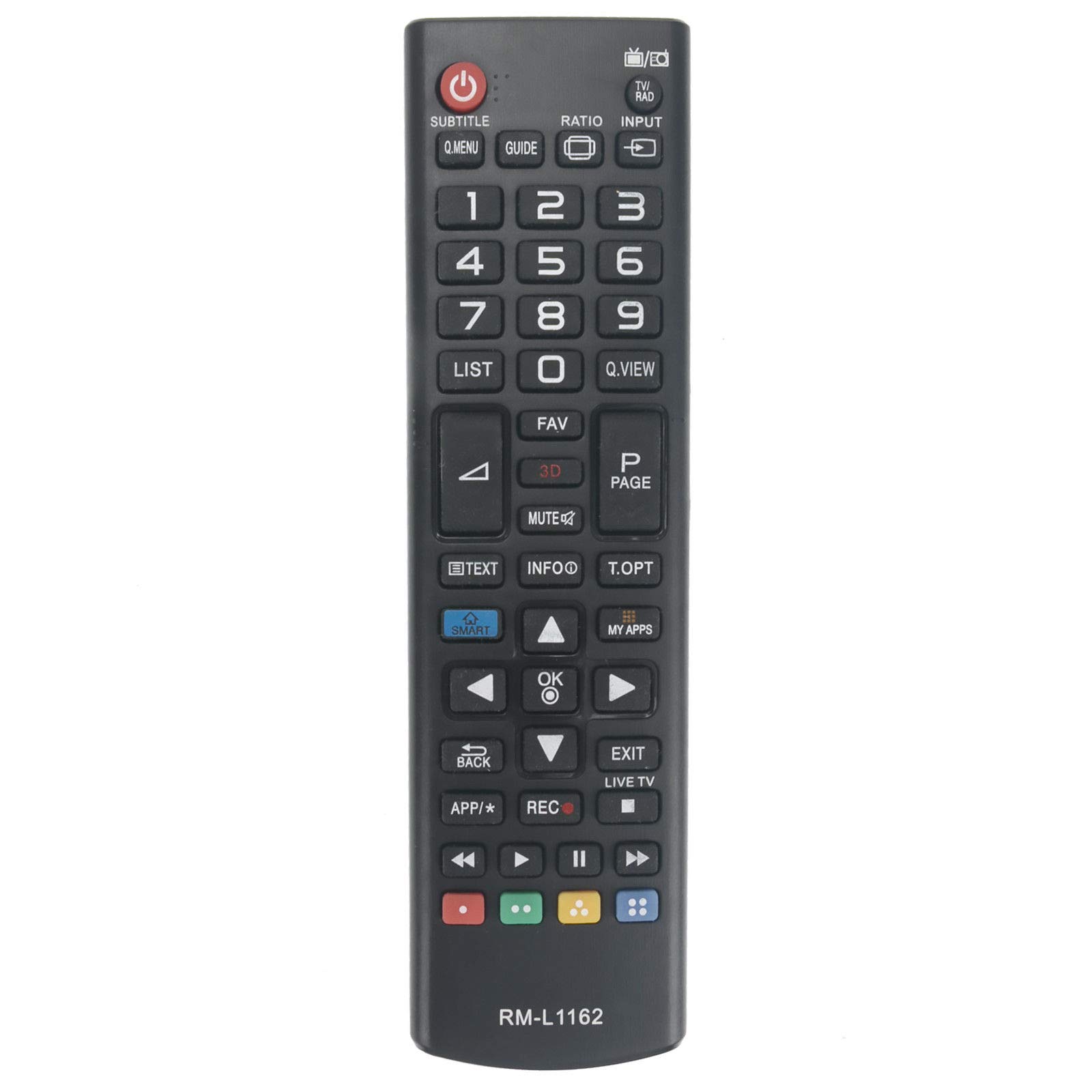 ALLIMITYNew RM-L1162 RML1162 Replace Remote Control for LG 3D LED SMART TV.