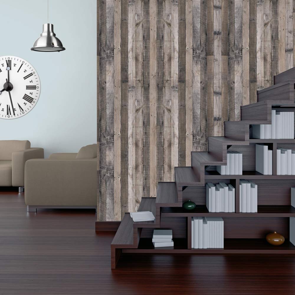 Buy Livebor Gray Wood Peel and Stick Wallpaper Shiplap Wood Wallpaper