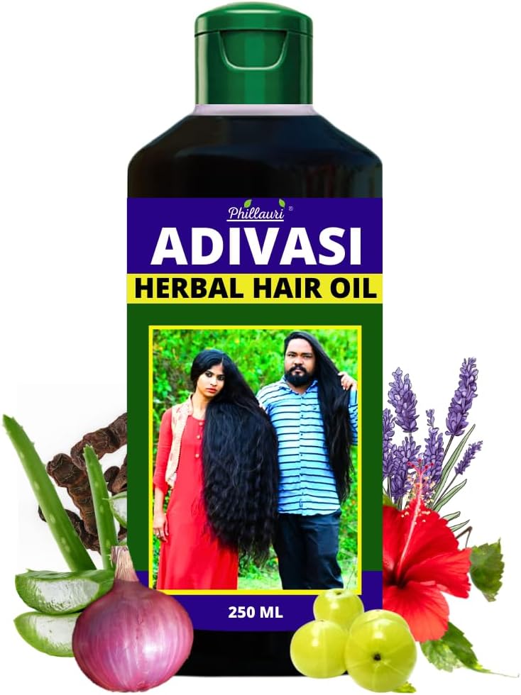 Advance Adivasi Herbal Hair Oil for hair growth Promotes Hair Growth & Reduces Hair Fall Hair Oil