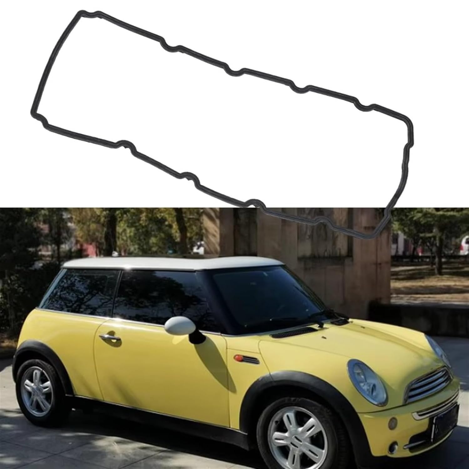 Car Engine Valve Seals for Mini for Cooper for R50 R52 R53 1.6L 2002 2003 2004 2005 2006 2007 2008 Engine Valve Cover Gasket 04777799AA 11121485838