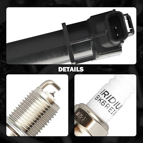 Miniatura 5 de MAYASAF Juego de 6 bobinas de encendido y bujías UF270 para Chrysler 2007 Aspen, para Dodge Dakota 2000-2008, Durango 2000-2007, Ram 1500 2002-2007,