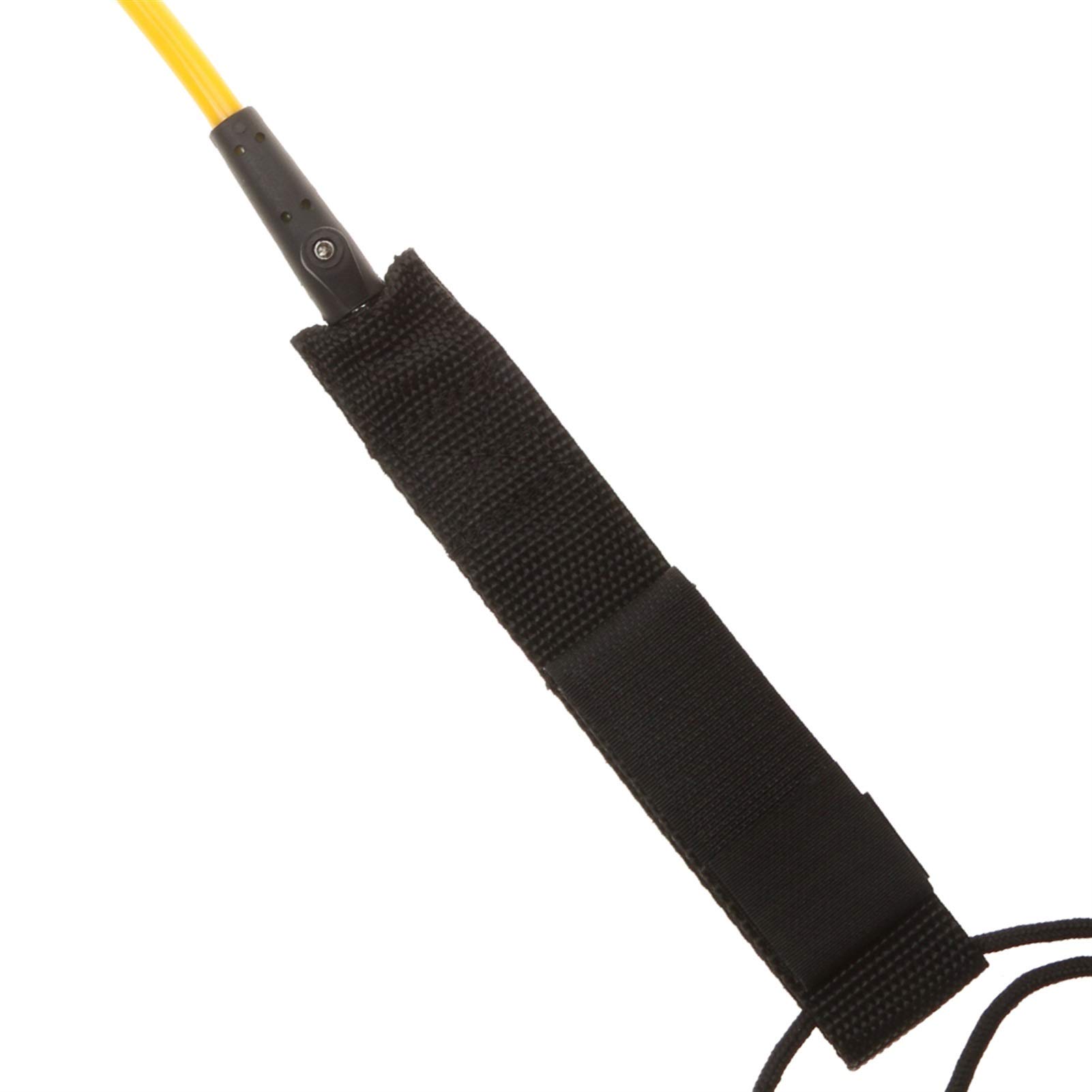 Surf Leine 10ft-Spulen-Surfbrett-Leine mit doppeltem Swivel-Surfbrett-Paddel-Board-Leinen SUP Leash.