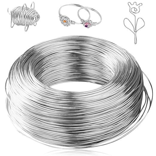 3mm×10m Basteldraht, Aluminiumdraht Silberdraht Draht zum Basteln Bindedraht Aluminiumdraht Schmuckdraht Modellierdraht Draht Rostfrei für Schmuckherstellung Bastelarbeiten 3mm×10m Basteldraht, Aluminiumdraht Silberdraht Draht zum Basteln Bindedraht Aluminiumdraht Schmuckdraht Modellierdraht Draht Rostfrei für Schmuckherstellung Bastelarbeiten