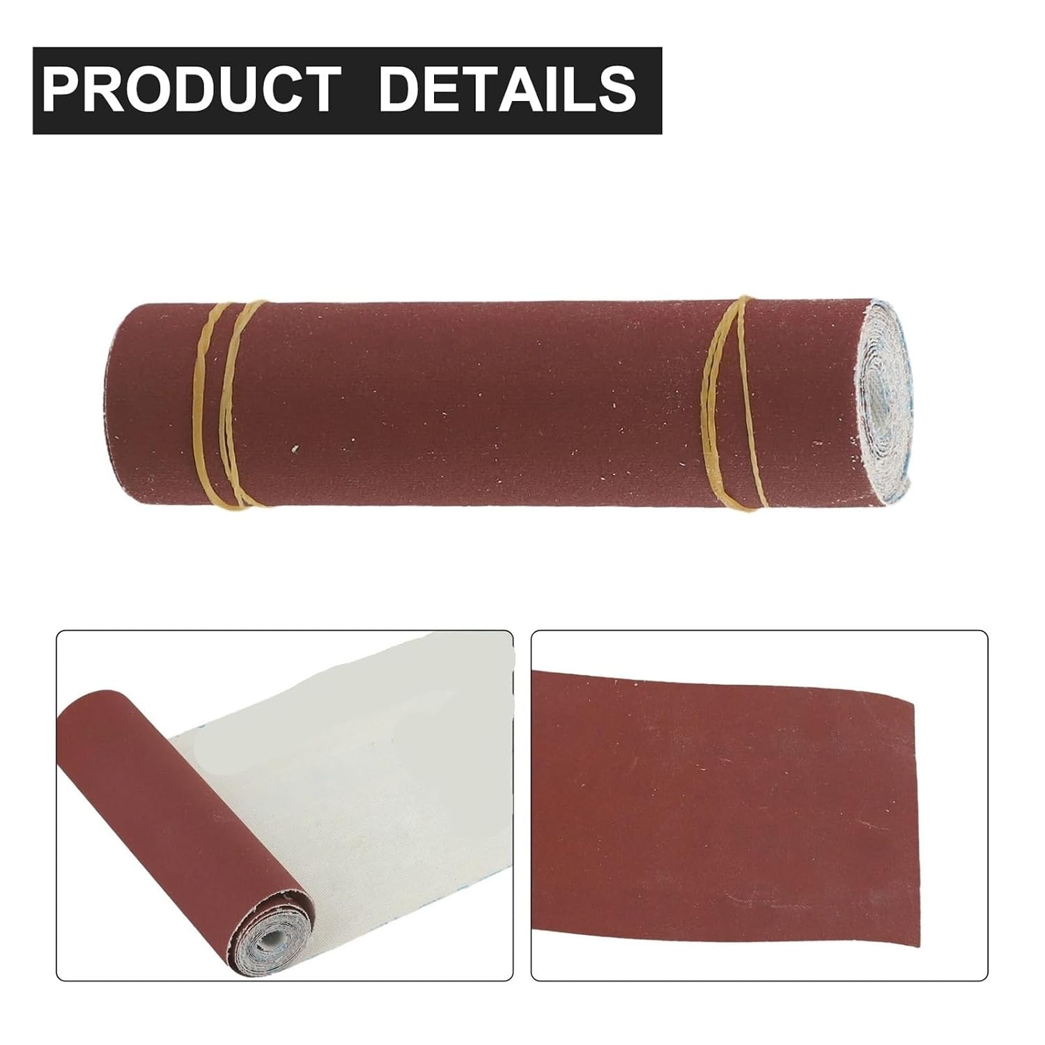 5PC Sandpaper Roll Emery Cloth Sand Paper Sanding Abrasive Sheets 1 Meter Length 4'' 100mm Width 80 120 180 240 600 800 Grit(100 Grit)