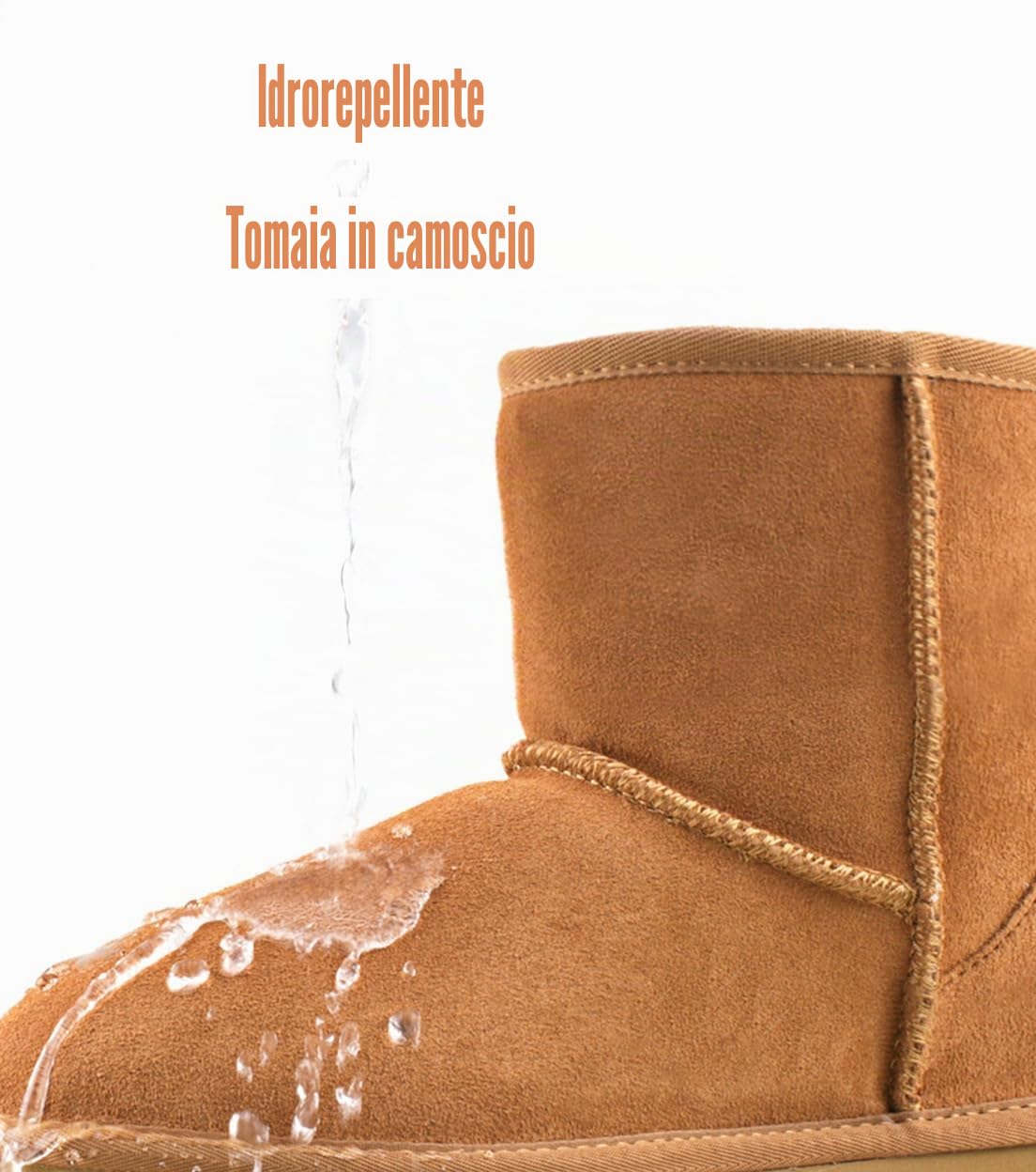 Shenduo Plateau Caviglia Stivali da Neve Impermeabile Classico