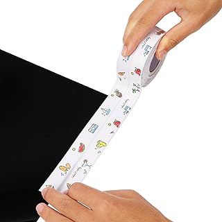 Caulk Strip Tape Caulk Tape Toilet Caulk Strip Self Adhesive Caulk Strip Waterproof and Oil-Proof 1.5" x 10.5' Caulk Strip Tape for Cooktop Tape for Bathtub,Sink,Toilet, Bathroom,Wall Edge