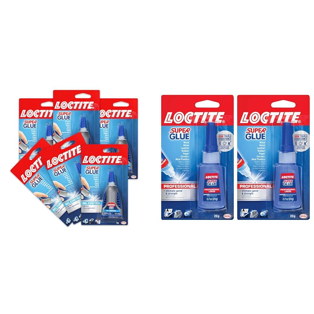 Loctite Gel Control Super Glue, Clear