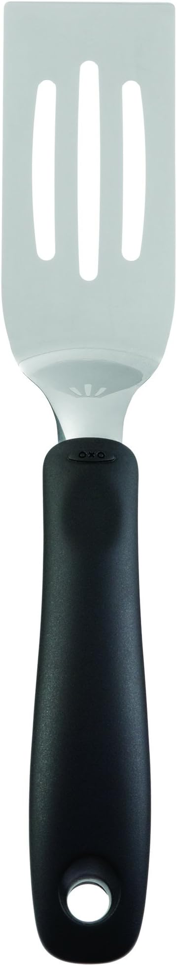 OXO Good Grips Stainless Steel Cut and Serve Turner, Black