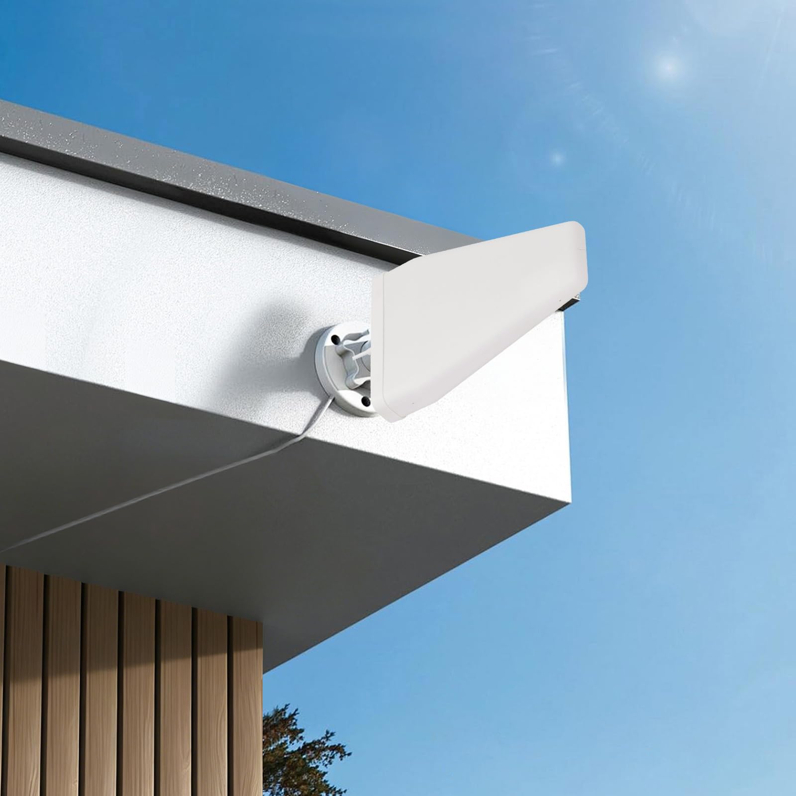 Amplificatore di segnale per cellulare, 66 dB, 372 m², 2G, 3G, 4G, 5G (nero) | Controllo intelligente AGC, montaggio a parete, con accessori completi, alloggiamento in PVC e ABS robusto