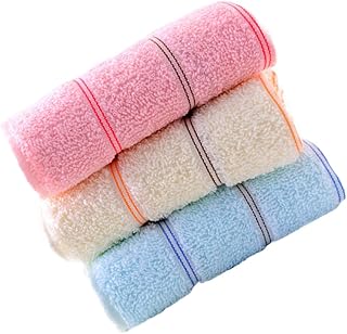Alipis 3pcs Cotton Labor Insurance Towel Kids Washcloths Bath Towels for Kids Baby Towel Water- Absorbent Towel Cotton Washcloth Cotton Facecloth Water-Absorbent Towel Thickened Towel Spa