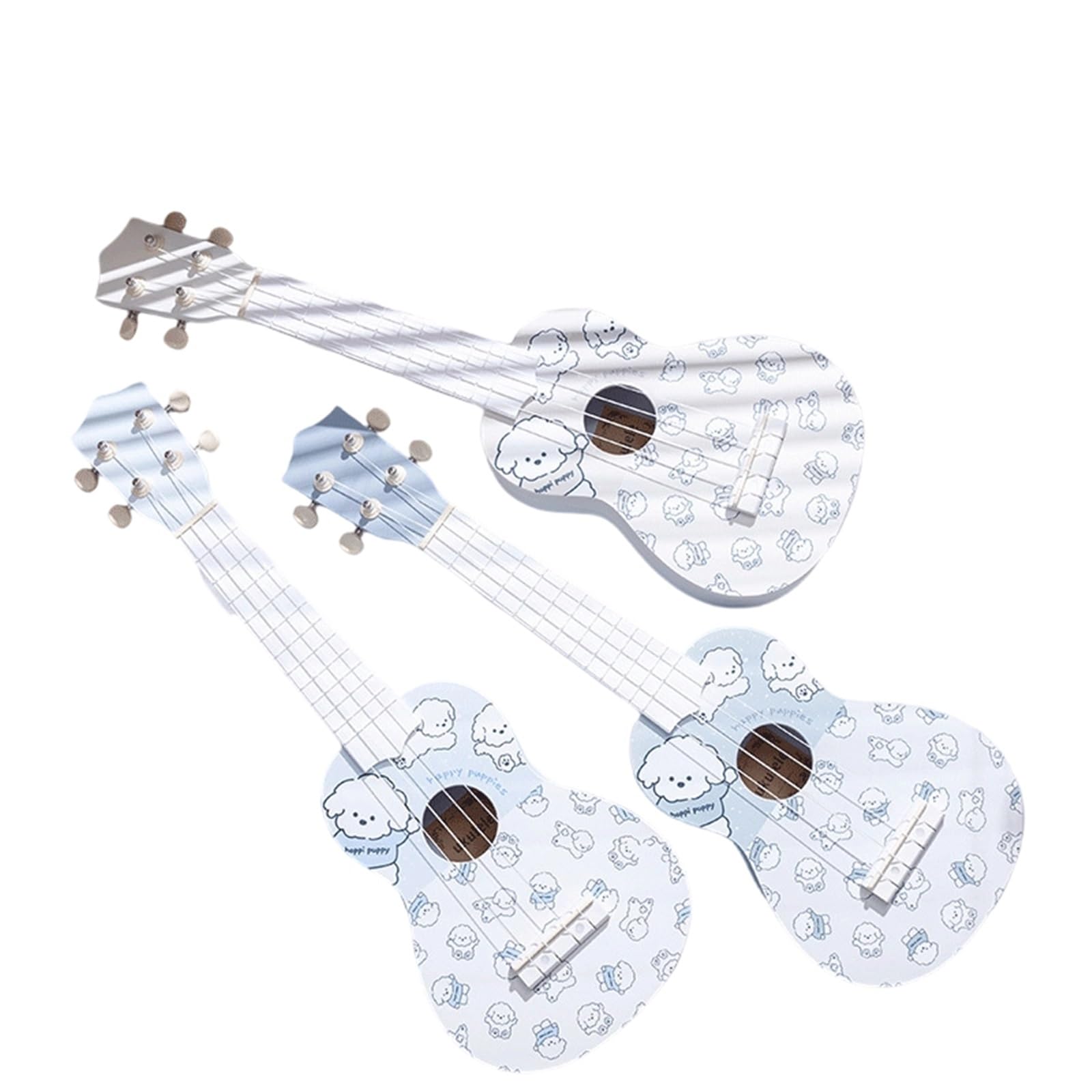 Ukulele Mini Gitara Dla Początkujących Ukulele Dorosłych(Light blue)