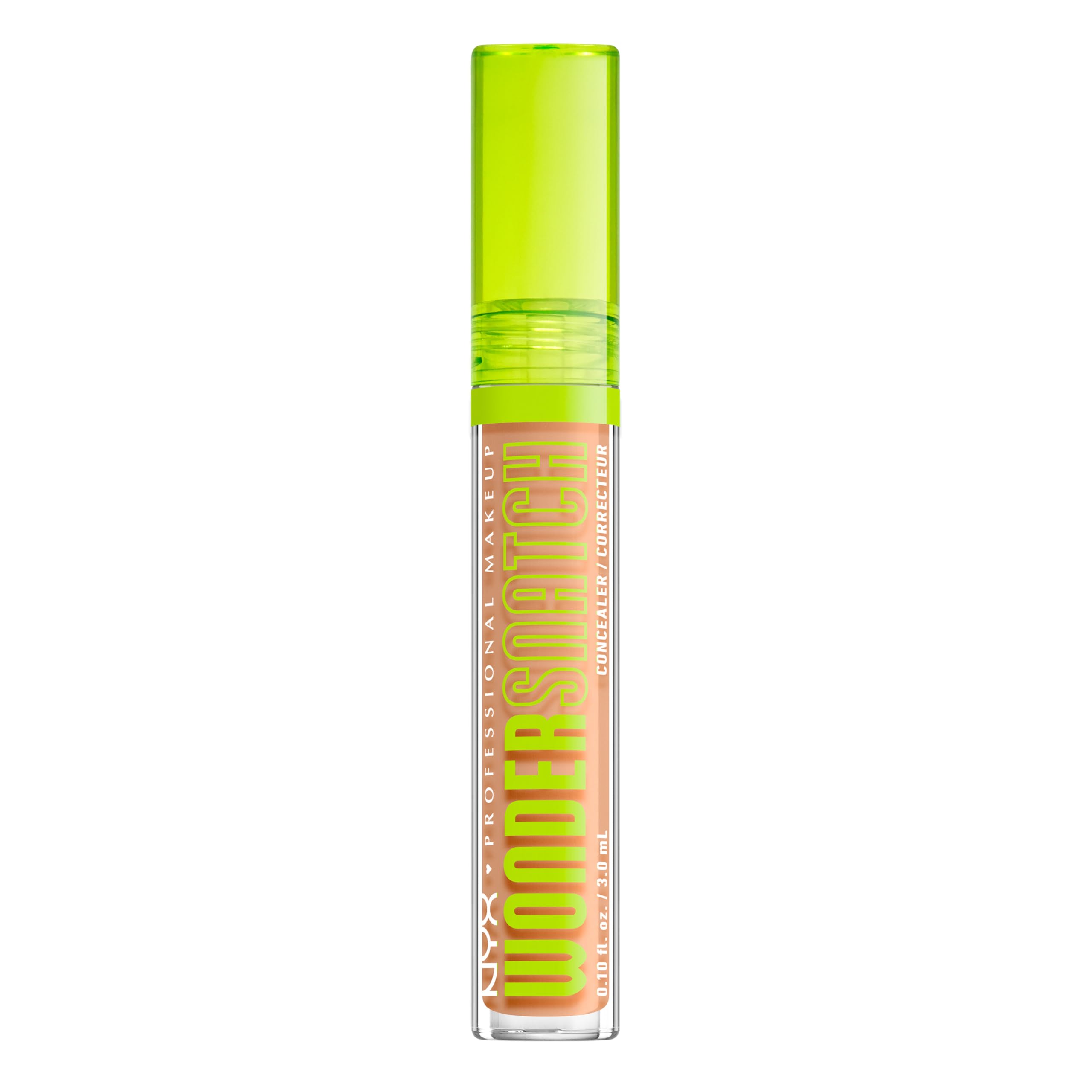 NYX Professional Makeup Wonder Snatch Concealer, Liquid Concealer, Up to 24h Hydration, Waterproof Wear, Neutral Beige, 3 ml