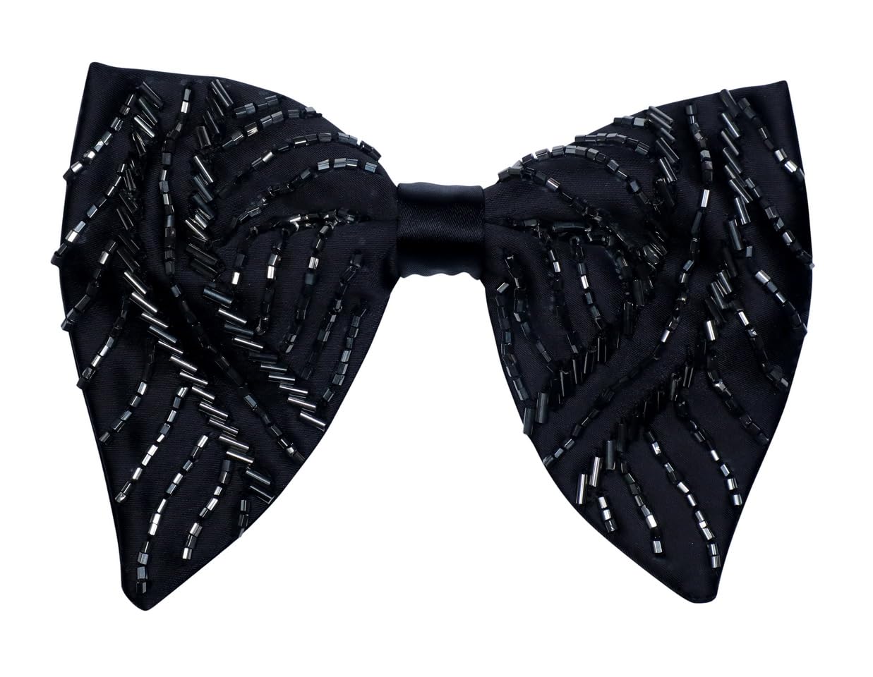 KRAWATTEMen’s Pre-Tied Designer Micro Silk Butterfly Bow Tie (DB-26)