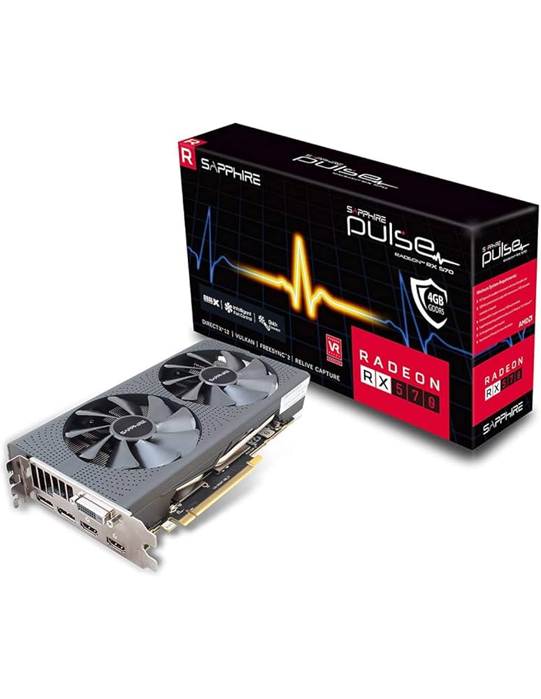 Sapphire Radeon Pulse RX 570 Dual-X 8GB GDDR5 HDMI / DVI-D