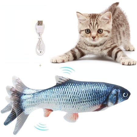 Charminer Jouet Pour Chat Jouet Poisson Jouet Poisson Electronique Simulation En Mouvement Usb Rechargeable Avec Cataire Amazon Fr Cuisine Maison