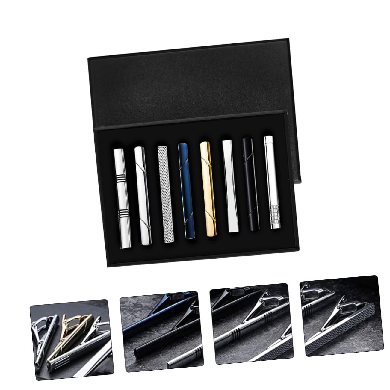 Clips De Corbata Para Hombres Clips De Corbata Personalizados Para Hombres Clips De Corbata De Oro Para Hombres Clips De Corbata Con Remolino Para Pajaritas Clip De Corbata Barra