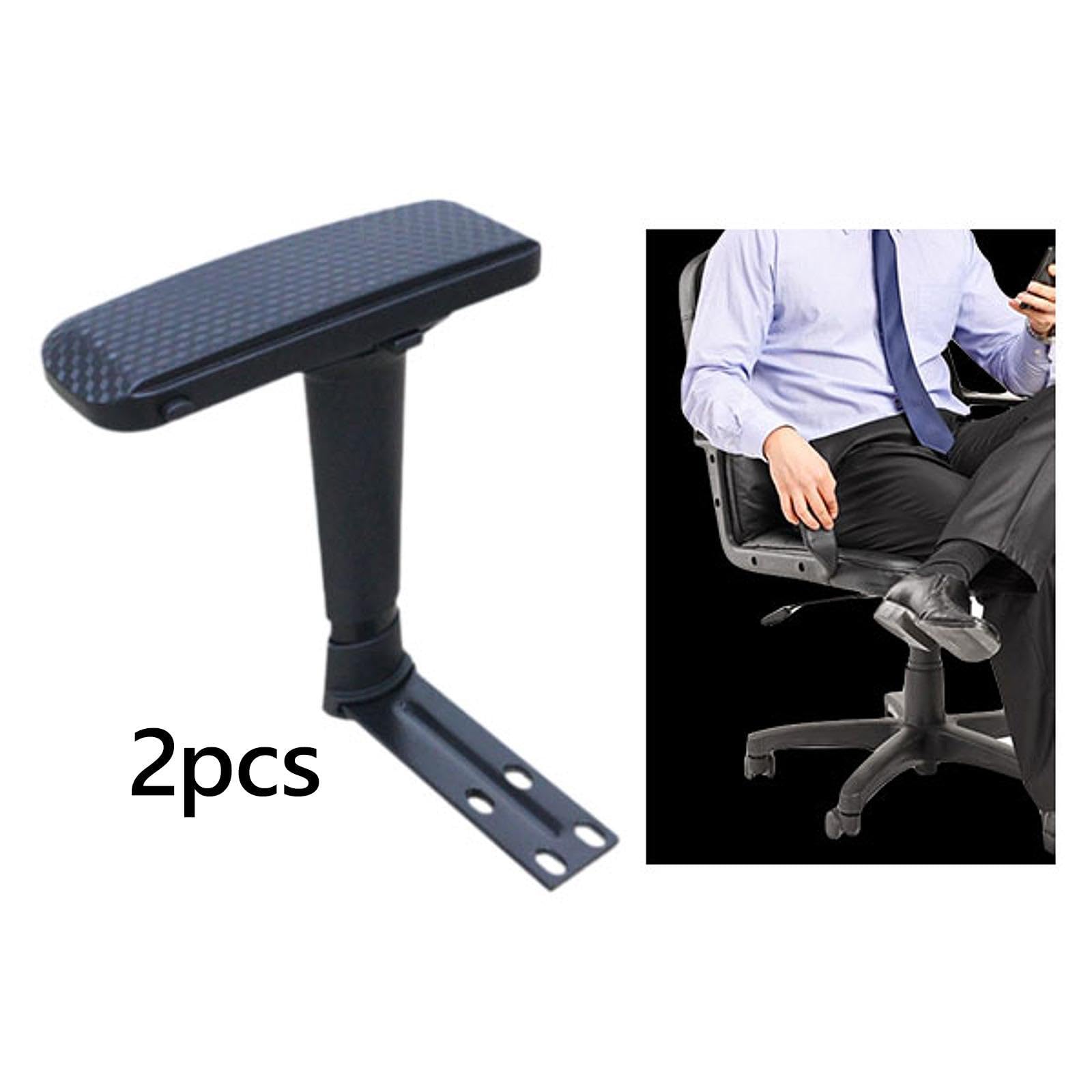 MagiDeal 2 Pezzi di Sostituzione della Sedia d'ufficio Braccia Vernici in Vernice Comoda Home Office USA Una Sedia di Installazione Facile da braccioli