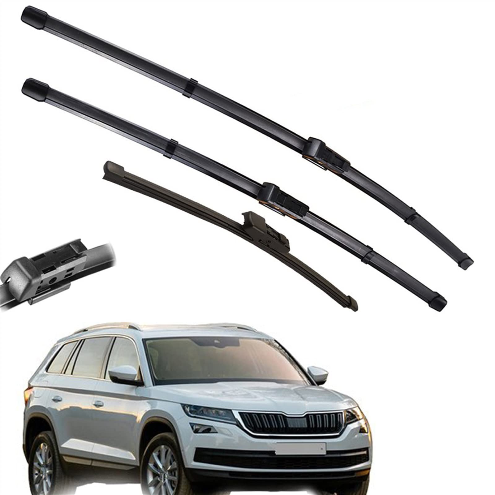 24 "21" 13 "Car Window Anteriore Posteriore Tergicristallo Spazzole Set per S&Koda per Kodiaq 2016 2017 2018 2019 2020