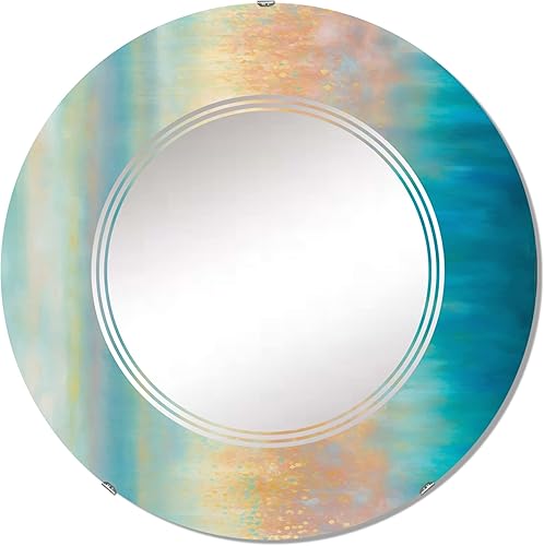 Miniatura 10 de The Awakening of Dawn IV- Vanity Mirror, Bathroom Mirrors, Wall Mirrors for Living Room, Bedroom - Round Mirror - Large 24'x24', 32'x32'