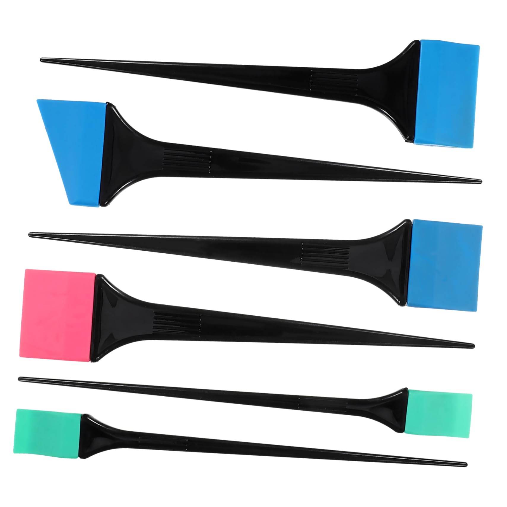 TOVINANNA Silicon Dye Brush Set of 6pcs Tint Brush Hair Dye Applicator for Hair Coloring