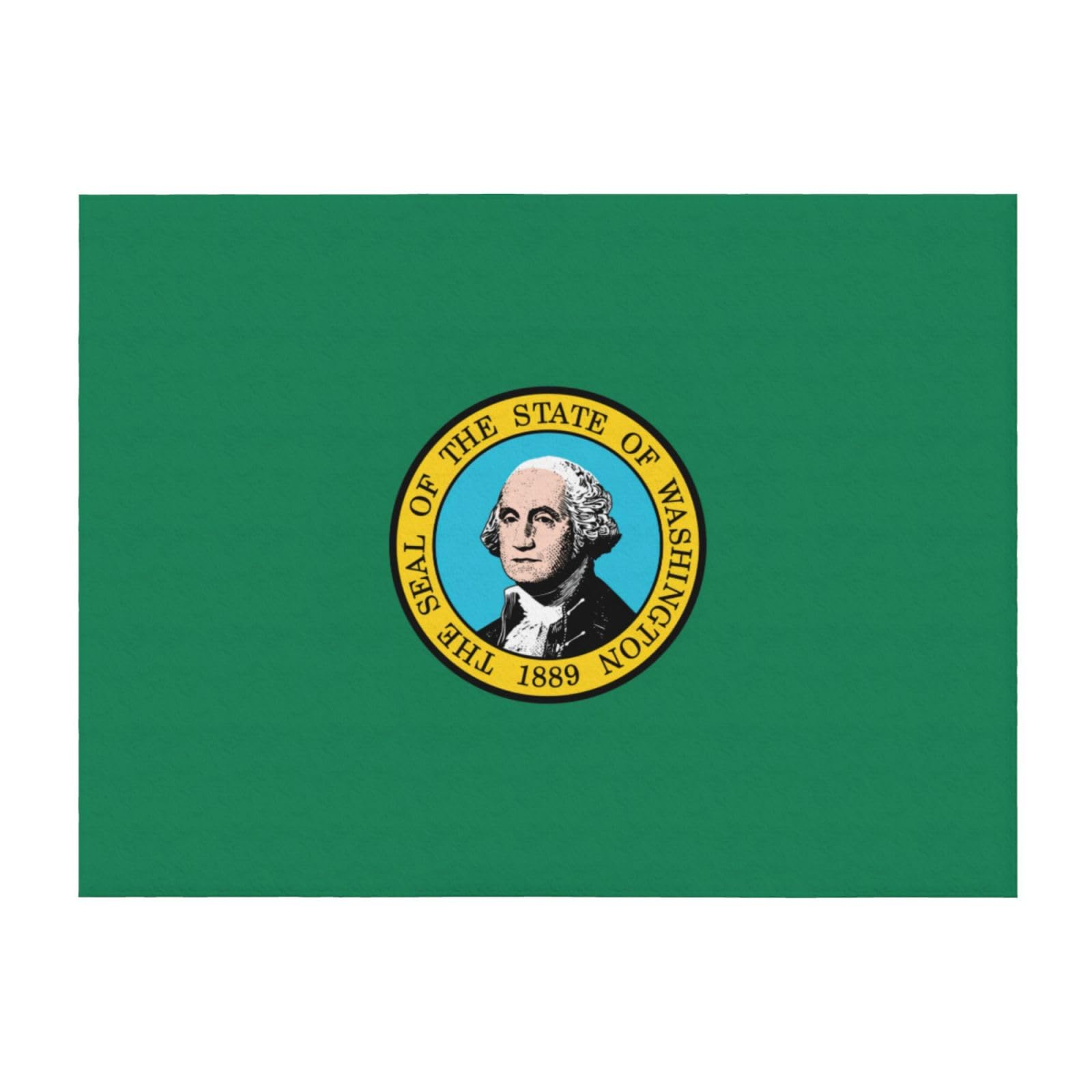 Couverture Washington imprimée pour canapé et lit idéale en toute saison
