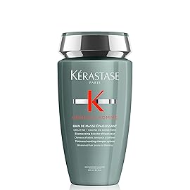 Kerastase Genesis Homme Bain De Masse Shampoo For Men - Thickening & Strengthening Shampoo, Cleanses Weakened Hair & Scalp, 8.5 Fl Oz
