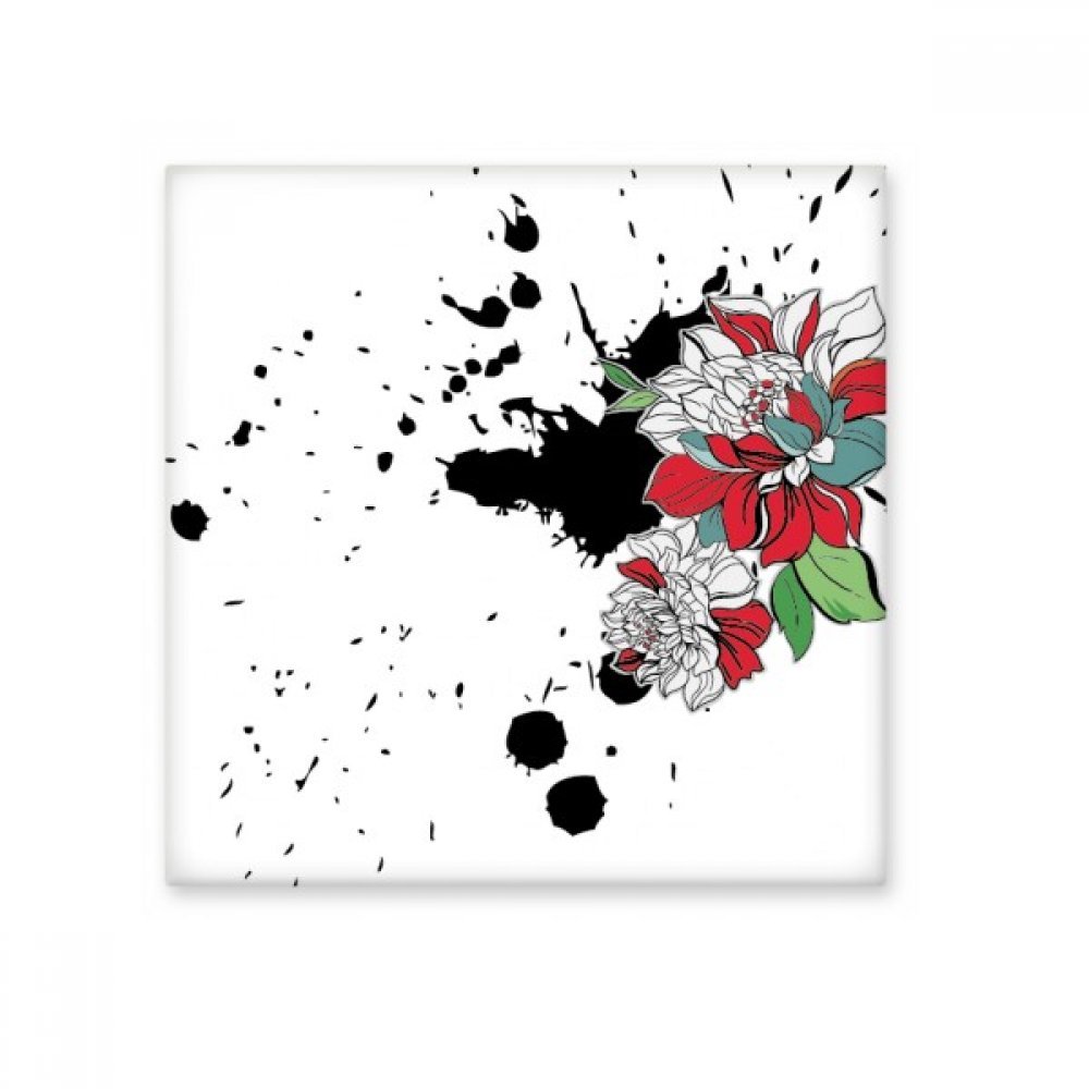 Cadeau craft carrelage céramique pivoine, objet d'art mural original pour la maison