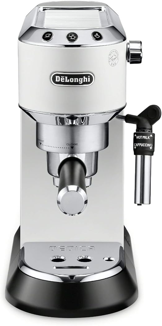 De'Longhi EC685W Dedica Deluxe Espresso Machine, 13 x 5.9 x