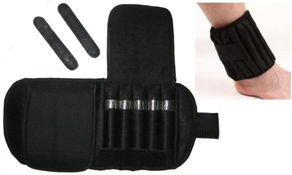 10 lbs Adjustable Ankle Weights-PAIR (SLIM FIT) With Iron Rods ZORI Brand [Misc.]