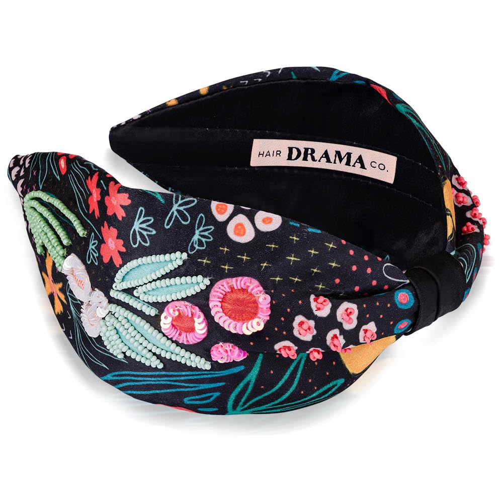 Co. Knotted Embroidered Hair Band, Stylish, Trendy & Handmade Hair Band for Girls/Women-image-46