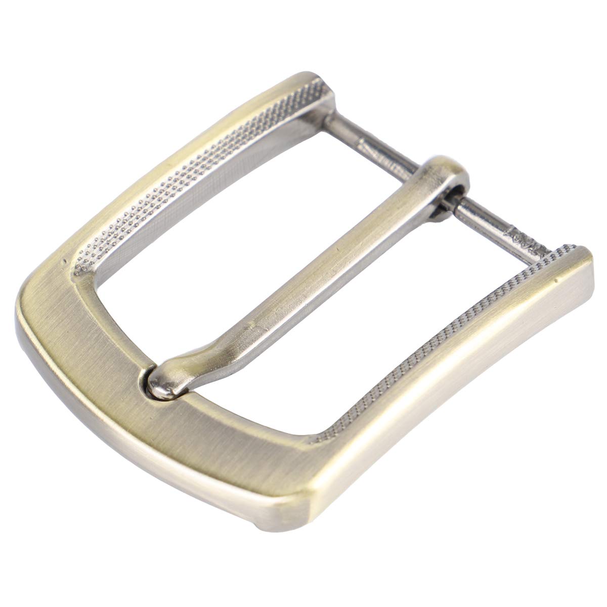 McFanBe 1.37 Inches (32-35mm) Alloy Belt Buckle Single Prong Square Replacement Buckle